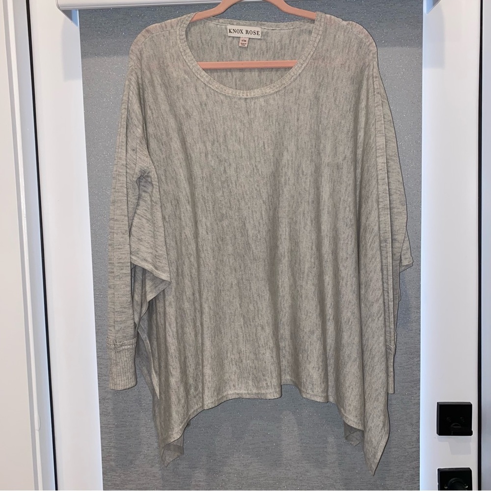 Knox Rose Poncho Sweater Size Small